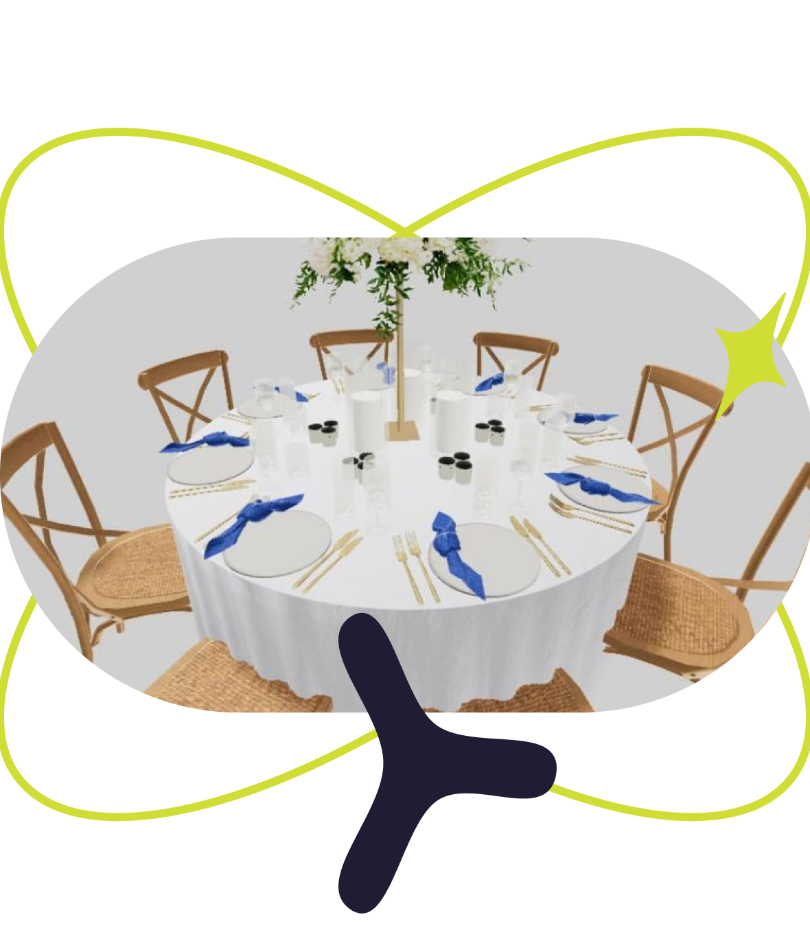 Event Space in 3D